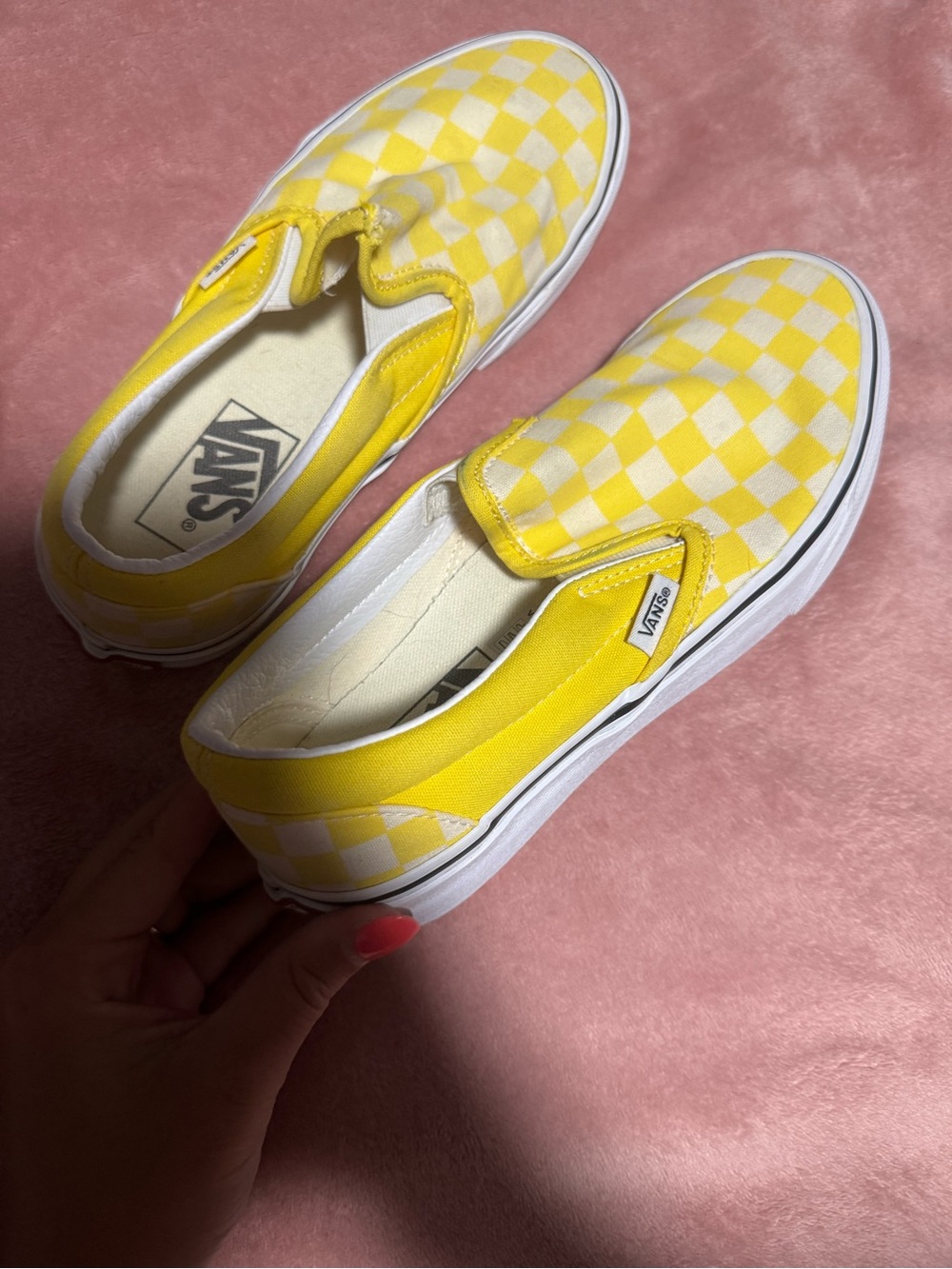 Yellow checkered vans - Picture 3 of 6